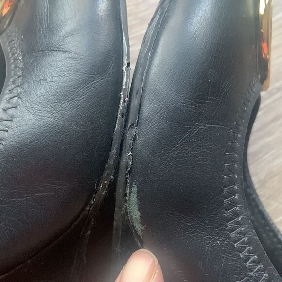 Bcbg generation black wedge heels size 8 1/2 GUC ❤️ - Picture 8 of 16